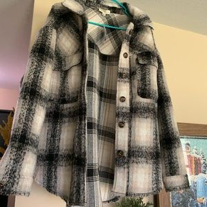 Plaid shacket